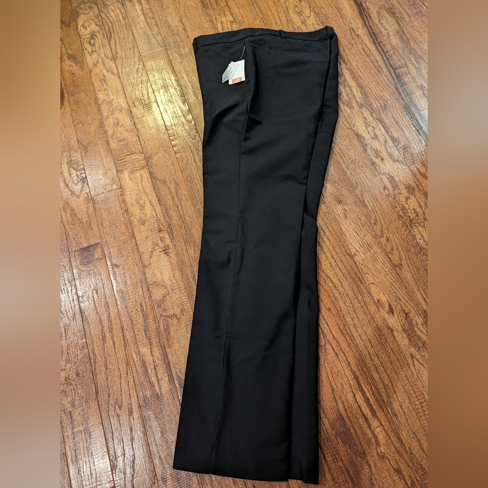 Joe Fresh flare leg black pants Ladies Size 14 New With Tags - Picture 7 of 9